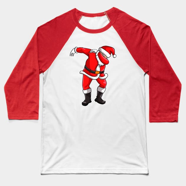 Dabbing Santa Christmas Tshirt Gift Dab Santa Claus Baseball T-Shirt by igybcrew